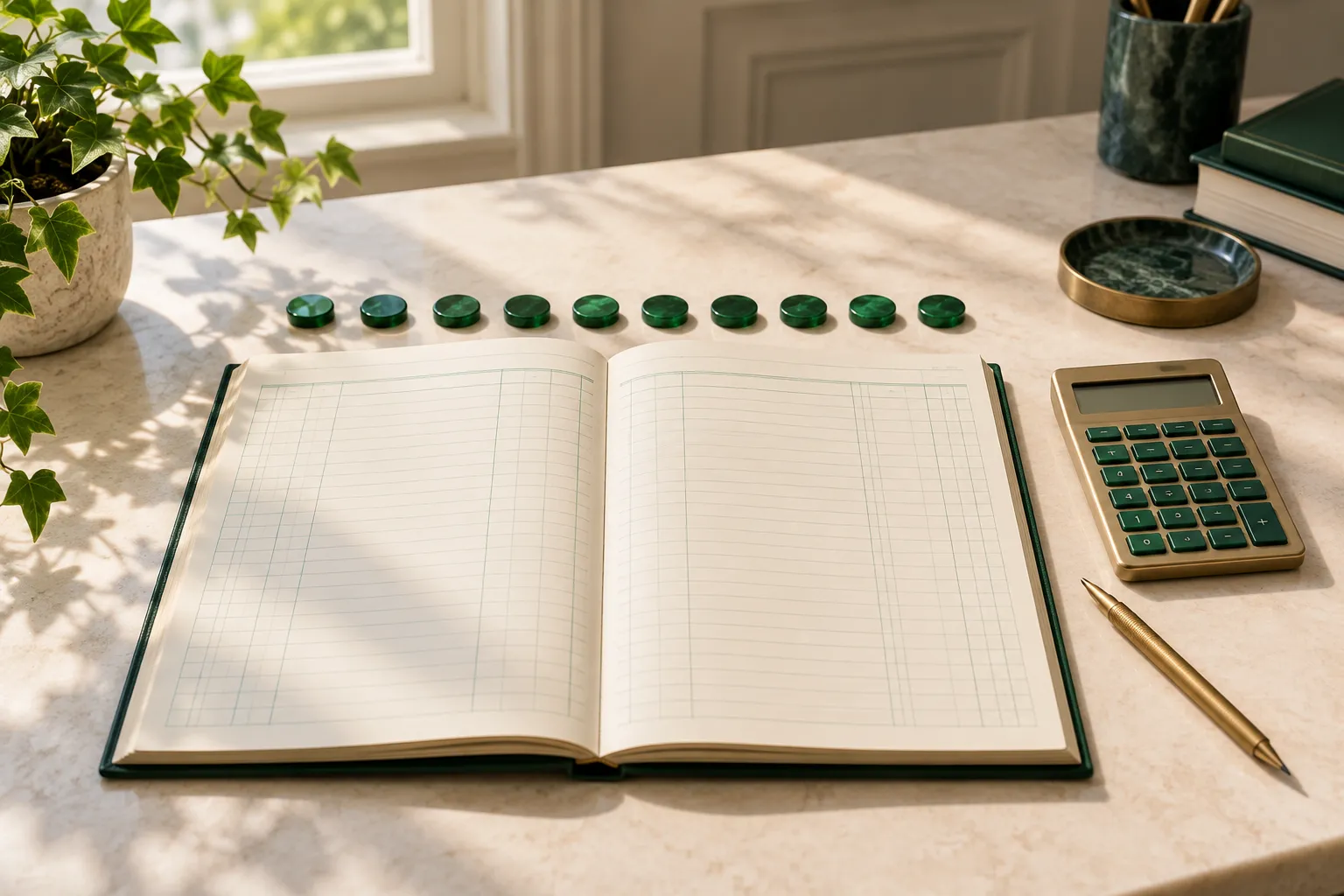 Mr Green wagering requirements guide with ledger and ten green markers