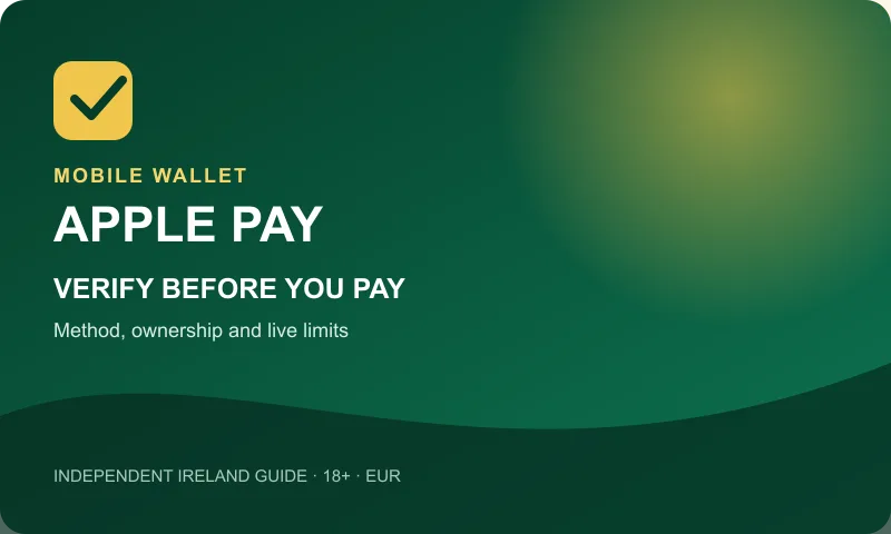 Apple Pay payment method verification guide for Mr Green Ireland