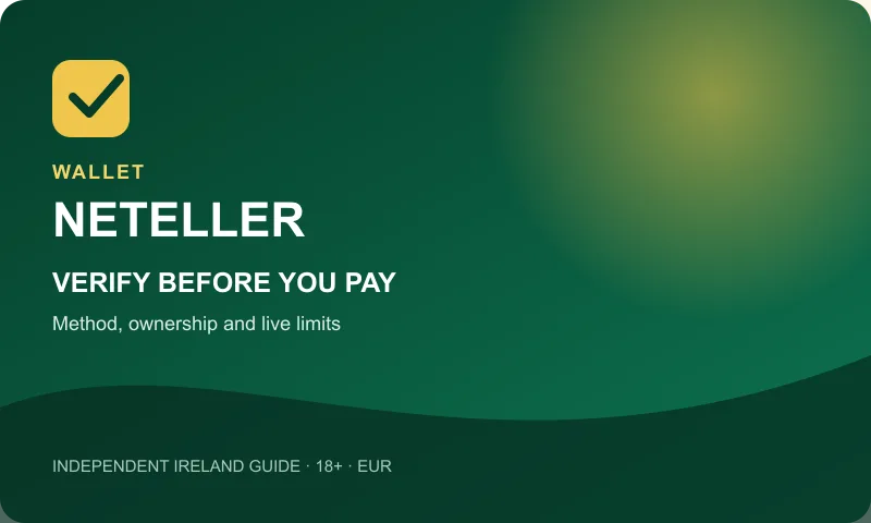 Neteller payment method verification guide for Mr Green Ireland