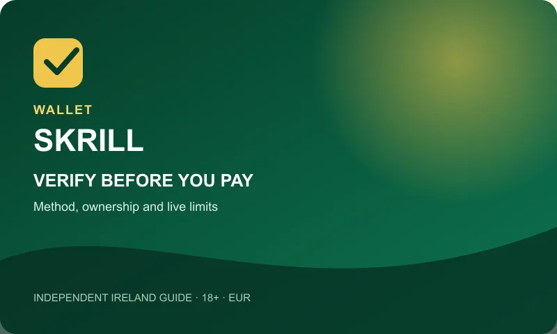 Skrill payment method verification guide for Mr Green Ireland
