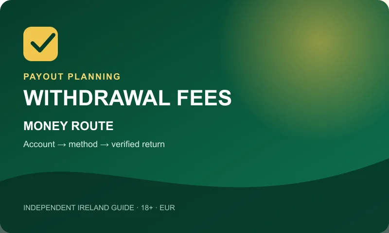 Withdrawal fees payment deposit and withdrawal route diagram