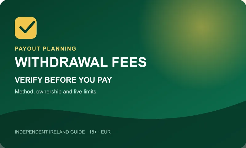Withdrawal fees payment method verification guide for Mr Green Ireland