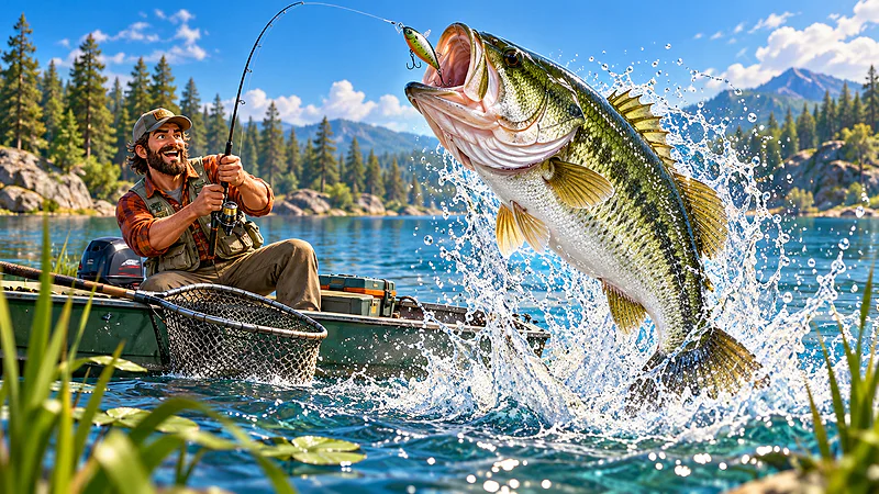 Big Bass Splash 1000 casino slot themed artwork
