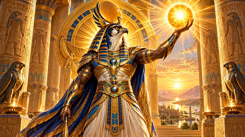 Gods of Egypt: Ra's Reign casino slot themed artwork