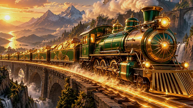 Gold Blitz Express casino bonus-theme illustration