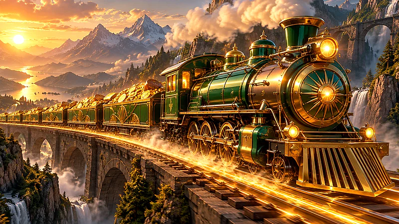 Gold Blitz Express casino slot guide artwork