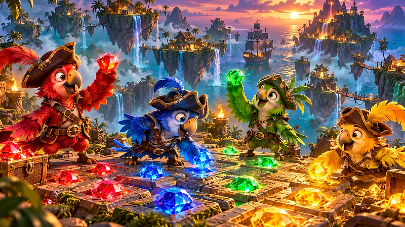 Pirots 4 casino slot guide artwork